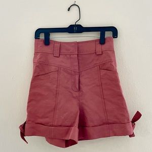 Rebecca Taylor Broken Twill Tie Cuff Short- SAMPLE